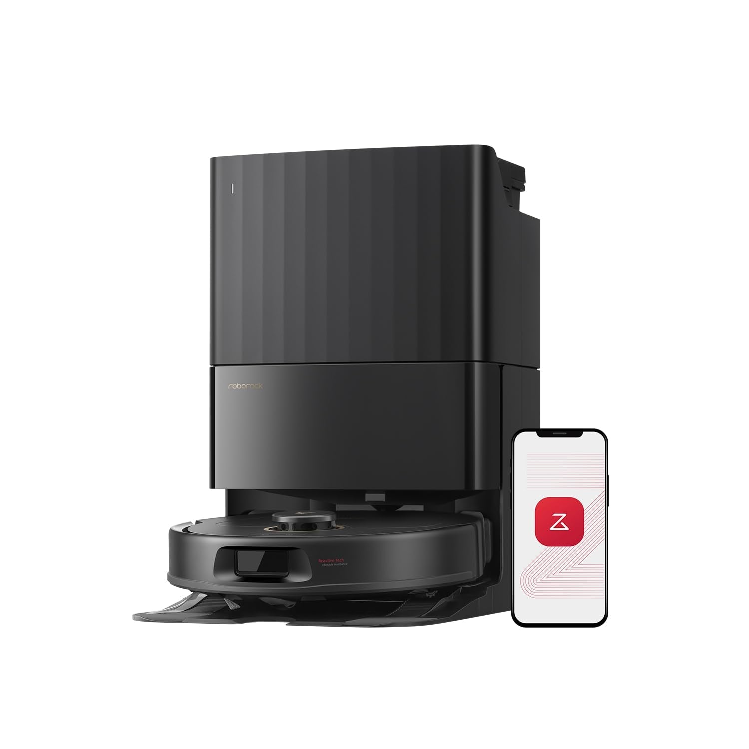 roborock Qrevo S5V Saugroboter mit Wischfunktion&Hebarem Wischmopp