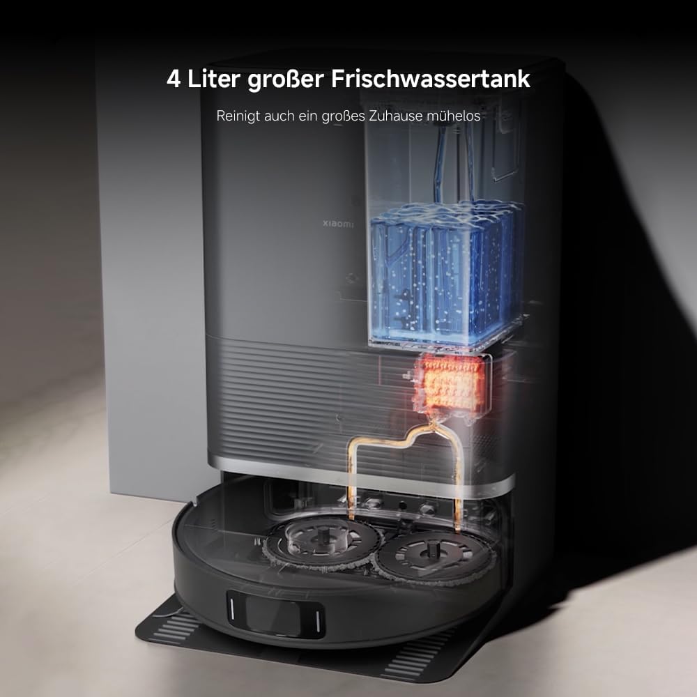 Xiaomi X20 Max Saugroboter mit Wischfunktion, 8.000 Pa, Wischpad-Arm
