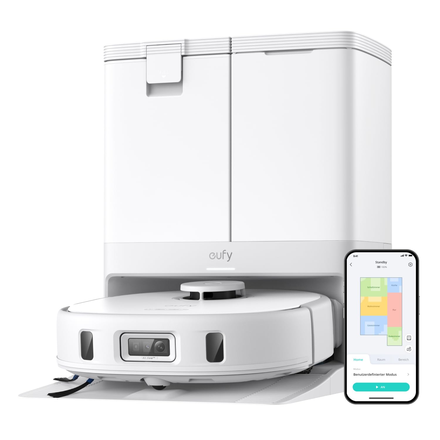 eufy Saug- und Wischroboter Omni C20, Komplett
