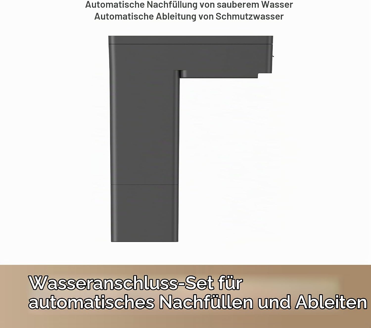 DREAME X50 Ultra Complete Saugroboter mit Wischfunktion,20.000Pa Saugkraft,6 cm Hindernisfreiheit, mit Wischfunktion&Hebarem Wischmopp + Automatic Fill & Flush Water Connection Kit