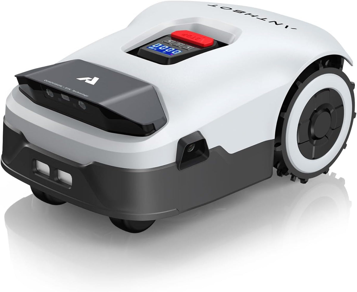 ​ANTHBOT Genie600 Mähroboter ohne Begrenzungskabel - 900m² RTK+4K Vision, Multizonen-Steuerung, 3D-Hindernisvermeidung, App-Steuerung, Automatischer Rasenroboter mit Nachtsicht & Regen-Sensor​