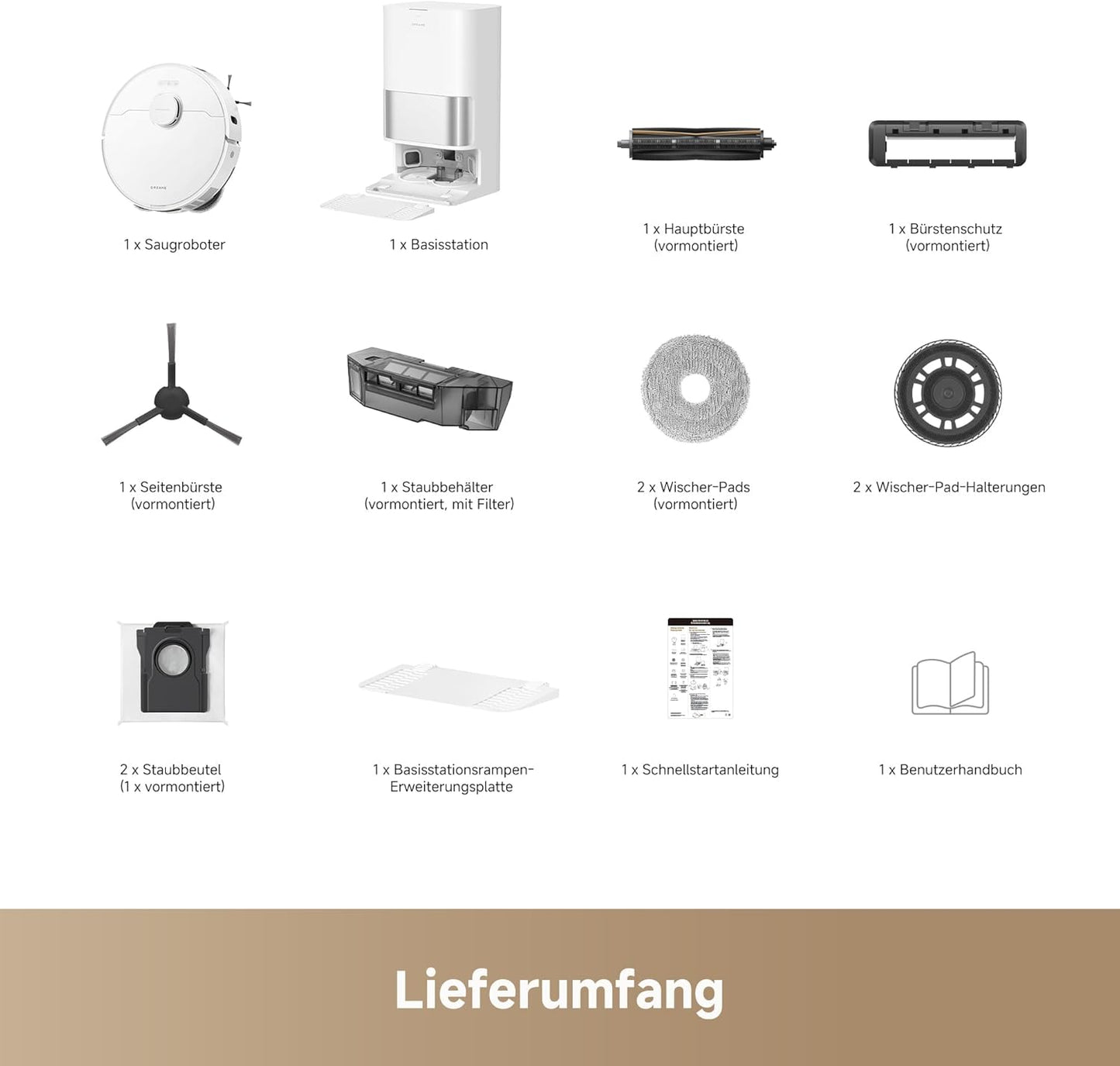 dreame L40 Ultra A Saugroboter mit Wischfunktion mit 24.000 Pa Saugkraft