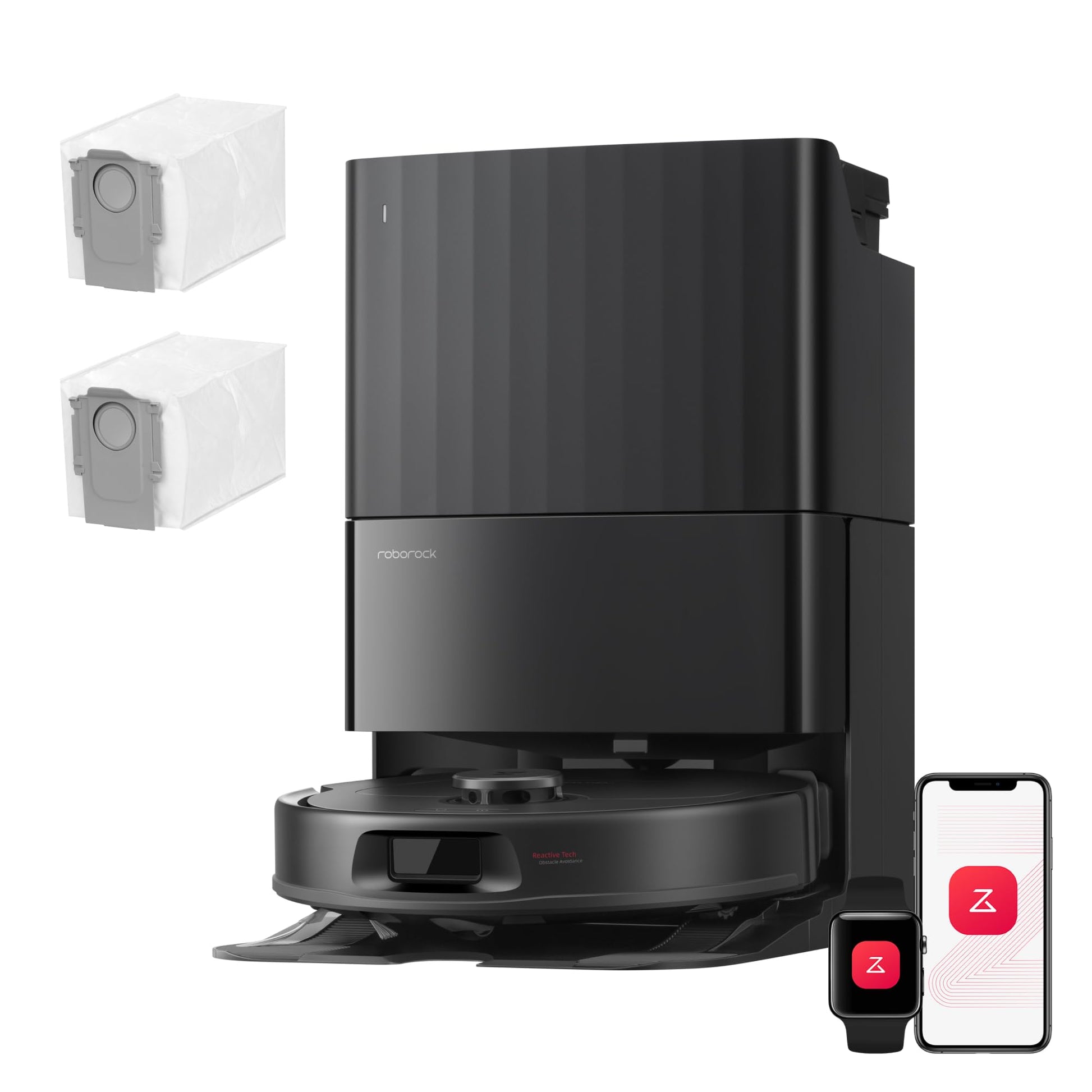 roborock Qrevo S5V Saugroboter mit Wischfunktion&Hebarem Wischmopp
