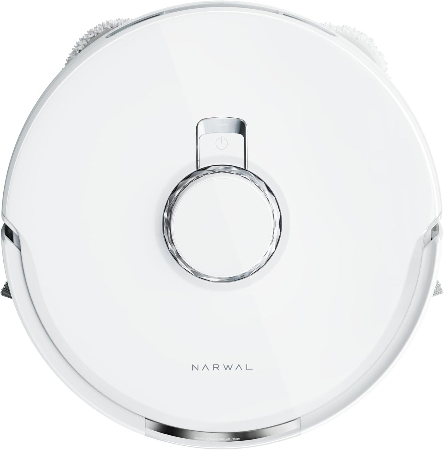 NARWAL Freo X10 Pro Saug- und Wischroboter, Anti-Tangle-System, Kantenmopp Selbstreinigung und Trocknung, 8 N Anpressdruck, 11.000 Pa, LiDAR-Navigation, 220 Minuten Laufzeit, für Tierhaare, Silber