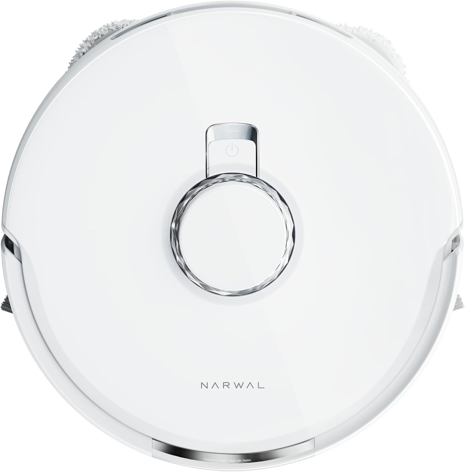 NARWAL Freo X10 Pro Saug- und Wischroboter, Anti-Tangle-System, Kantenmopp Selbstreinigung und Trocknung, 8 N Anpressdruck, 11.000 Pa, LiDAR-Navigation, 220 Minuten Laufzeit, für Tierhaare, Silber