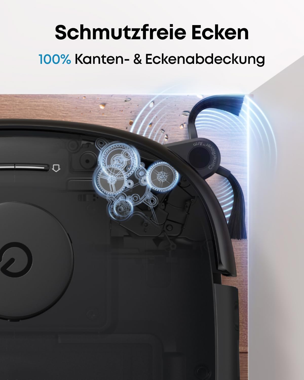 eufy Saug- und Wischroboter HydroJet E25, Komplett