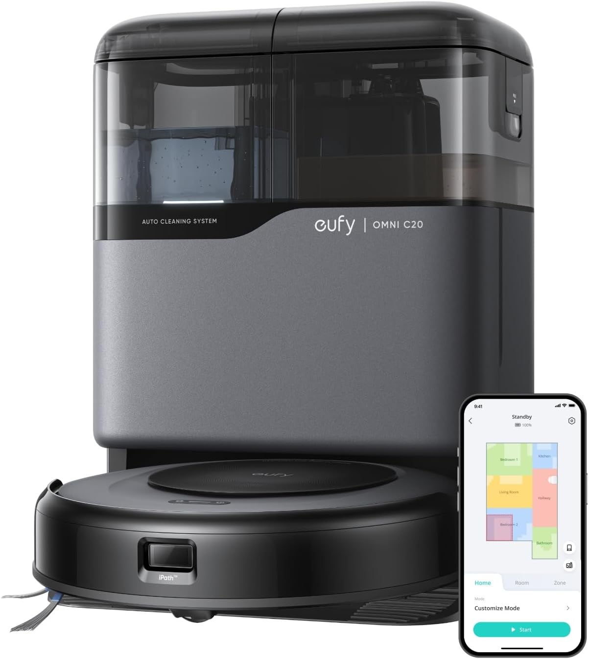 eufy Saug- und Wischroboter Omni C20, Komplett