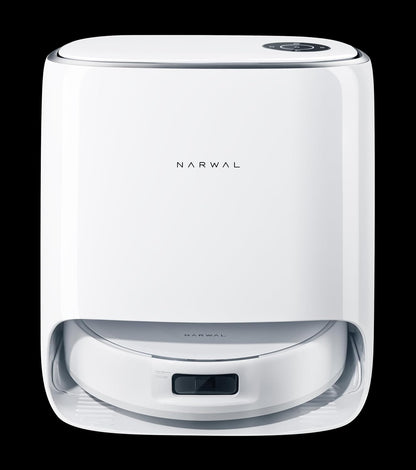 NARWAL Freo X10 Pro Saug- und Wischroboter, Anti-Tangle-System, Kantenmopp Selbstreinigung und Trocknung, 8 N Anpressdruck, 11.000 Pa, LiDAR-Navigation, 220 Minuten Laufzeit, für Tierhaare, Silber