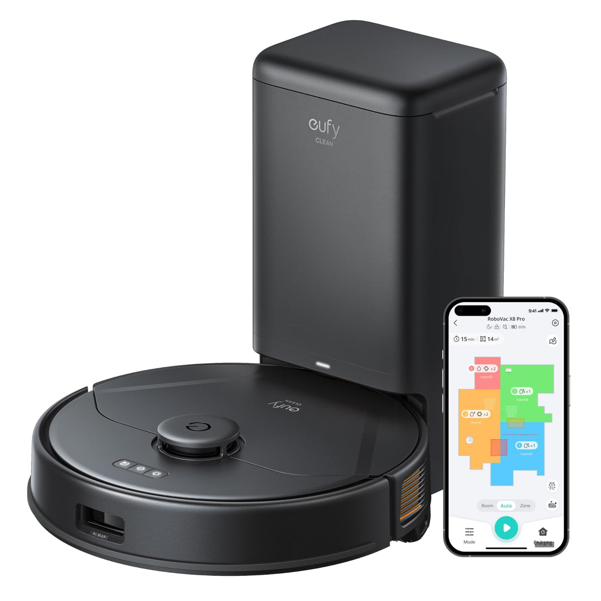 eufy Saug- und Wischroboter Omni C20, Komplett