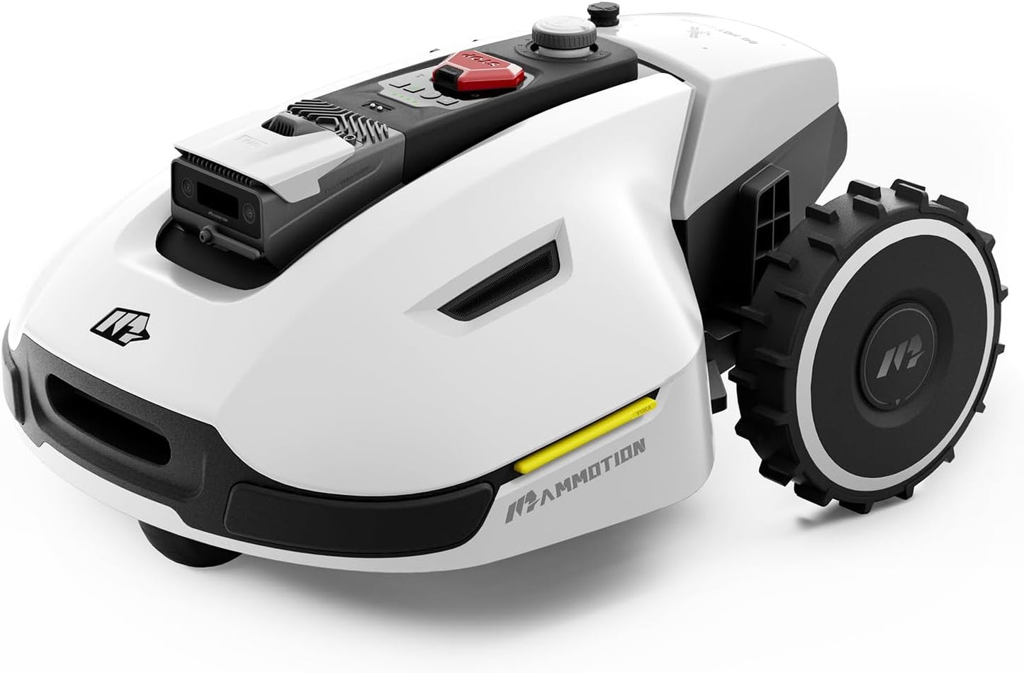 Mammotion YUKA 2000 Roboter-Rasenmäher, 3D-Vision-Positionierungs- und RTK-Fusion-Mapping-System für 0,5 Hektar Rasen, 45 % Steigung, Schnitthöhe 3 cm - 10,2 cm, Perimeter drahtlos, APP-Steuerung