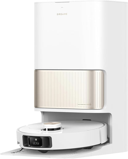 dreame L40 Ultra Saugroboter mit Wischfunktion und Hebarem Wischmopp, ausziehbarer und anhebbarer Seitenbürste, 11.000 Pa Saugleistung, 65 °C Selbstreinigung von Mopp und Waschbrett
