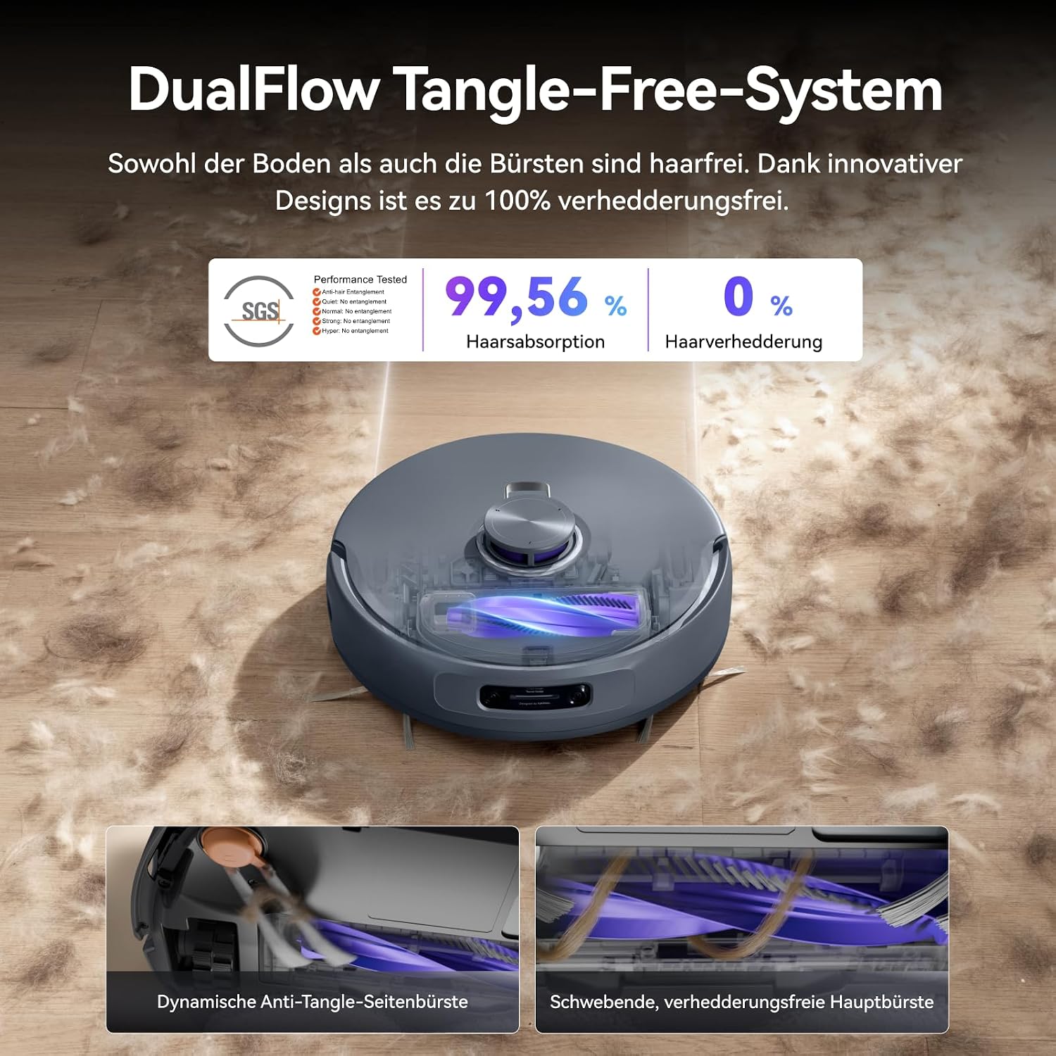 NARWAL Freo Z10 Ultra Saugroboter mit Wischfunktion mit KI-Reinigung