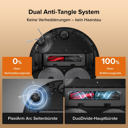 roborock Qrevo Edge 2 Set Saugroboter mit Wischfunktion&Hebarem Wischmopp