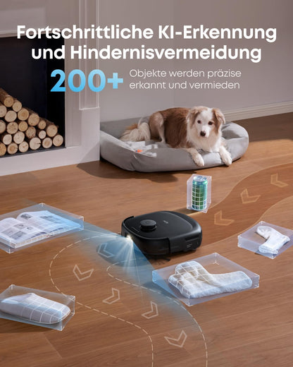 eufy Saug- und Wischroboter HydroJet E25, Komplett