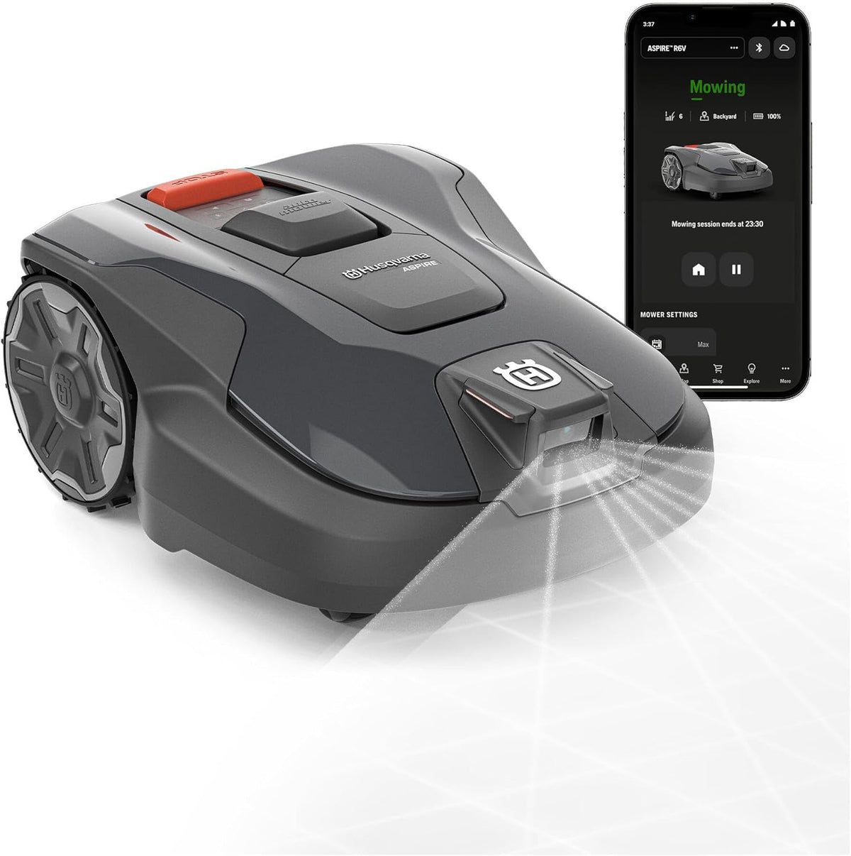 Husqvarna Automower® Aspire R6V Mähroboter ohne Begrenzungskabel