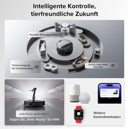 roborock Saros Z70 Saugroboter mit Wischfunktion, OmniGrip Arm, KI-gestützt