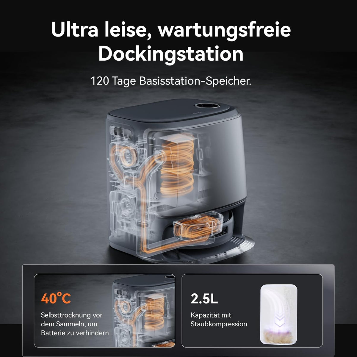 Narwal Freo Z Ultra Saugroboter mit Wischfunktion, Doppel-KI-Ausweihen KI-adaptivem Heißwasserwaschen von Mopps und Trocknen, 12.000 Pa Saugkraft, Zero Tangling Bürste 2.0, Intelligente APP