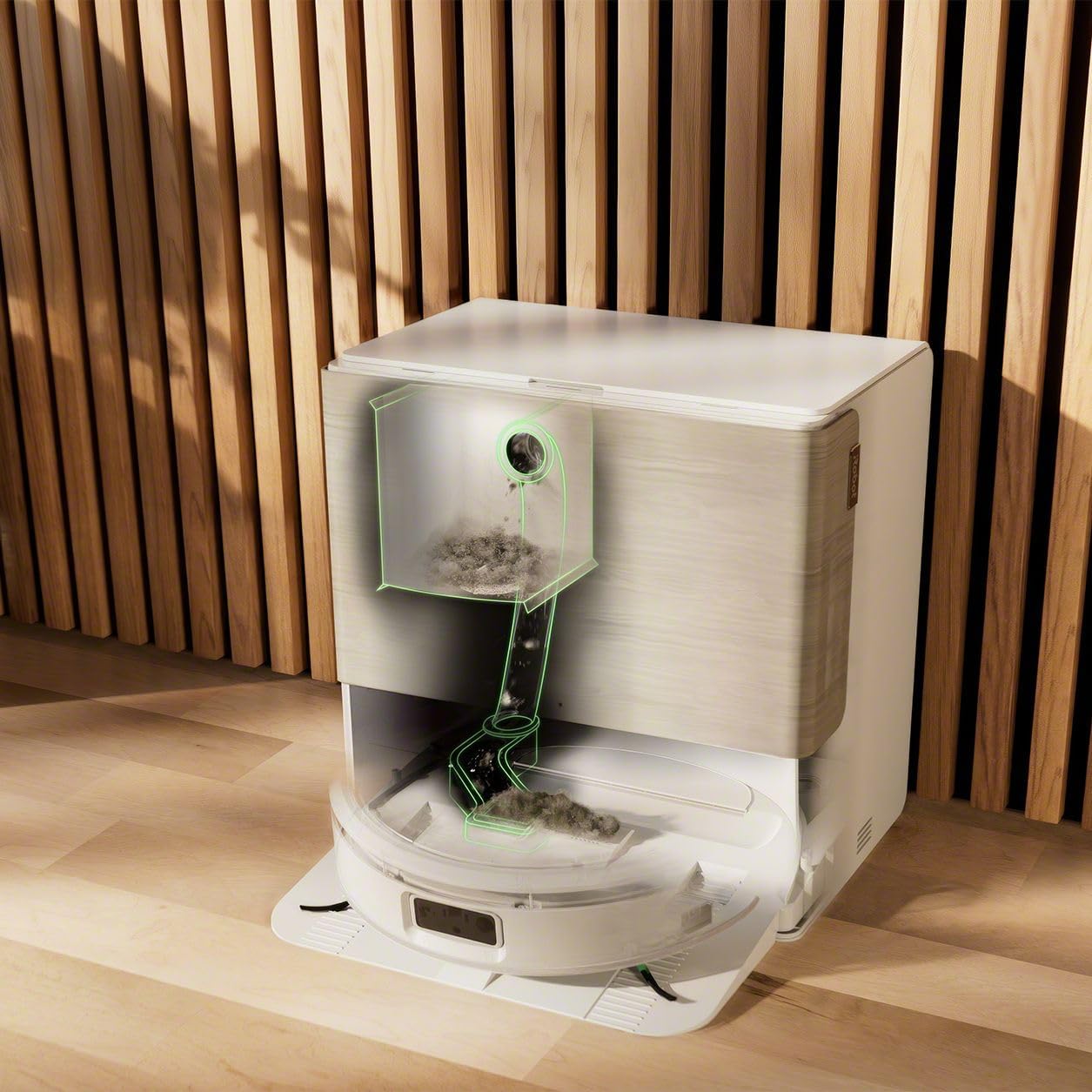 iRobot Roomba Max 705 Combo Saugroboter + AutoWash-Station: ausfahrbare, selbstreinigende Wischrolle, Wischabdeckung, Doppelbürsten, Selbstentleerung, Heißwäsche und Trocknung, umfährt Hindernisse, LiDAR