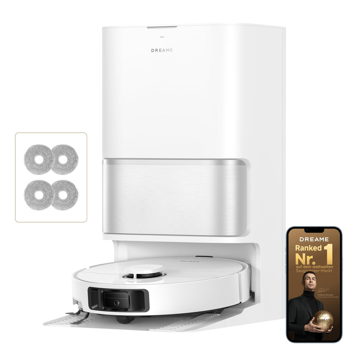 dreame L40 Ultra A Saugroboter mit Wischfunktion mit 24.000 Pa Saugkraft