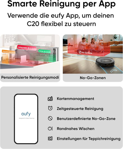 eufy Saug- und Wischroboter Omni C20, Komplett