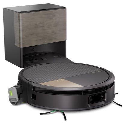 iRobot Roomba Max 705 Combo Saugroboter + AutoWash-Station: ausfahrbare, selbstreinigende Wischrolle, Wischabdeckung, Doppelbürsten, Selbstentleerung, Heißwäsche und Trocknung, umfährt Hindernisse, LiDAR
