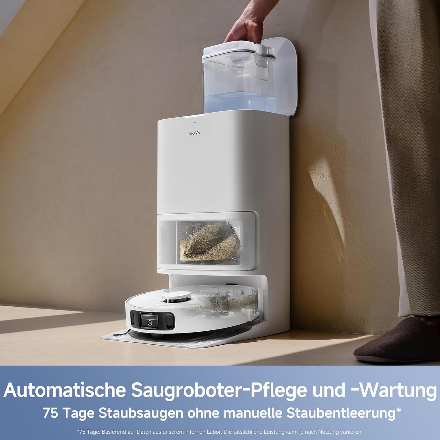 MOVA E40 Ultra Saugroboter, Selbstreinigende Station & Ausfahrbarer Mopp
