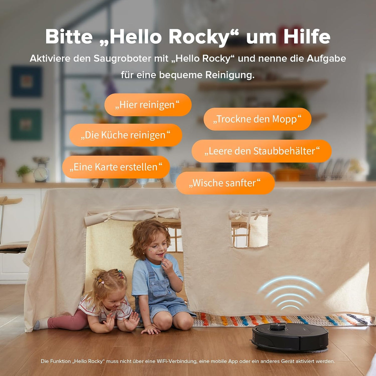 roborock Qrevo Master Saugroboter mit Wischfunktion&Hebarem Wischmopp, FlexiArm Design™, HyperForce® Saugkraft von 10.000 Pa, zusätzlich 2 Wischmops, Roboterstaubsauger-Set(Schwarz)