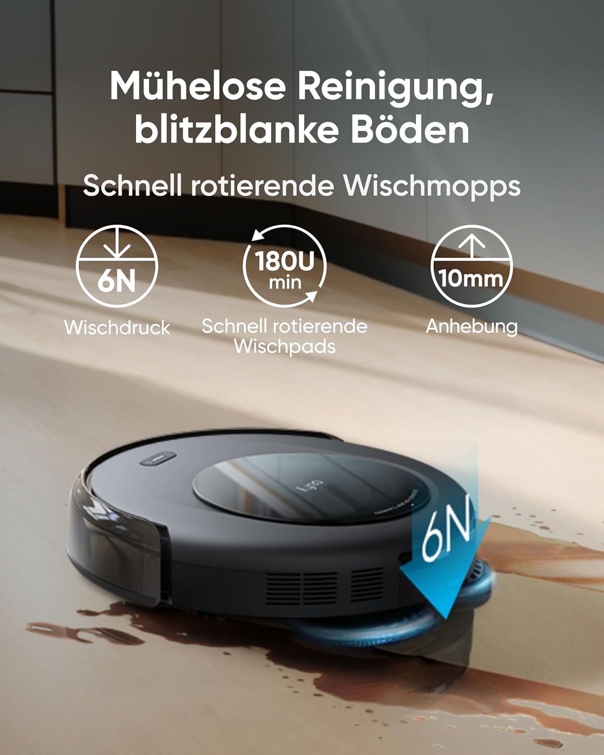 eufy Saug- und Wischroboter Omni C20, Komplett