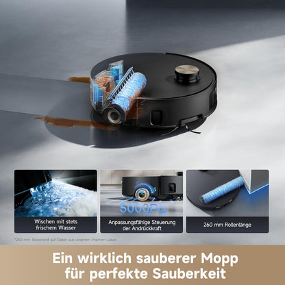dreame Aqua10 Roller Saugroboter mit AquaRoll-Wischmopp, 30.000 Pa