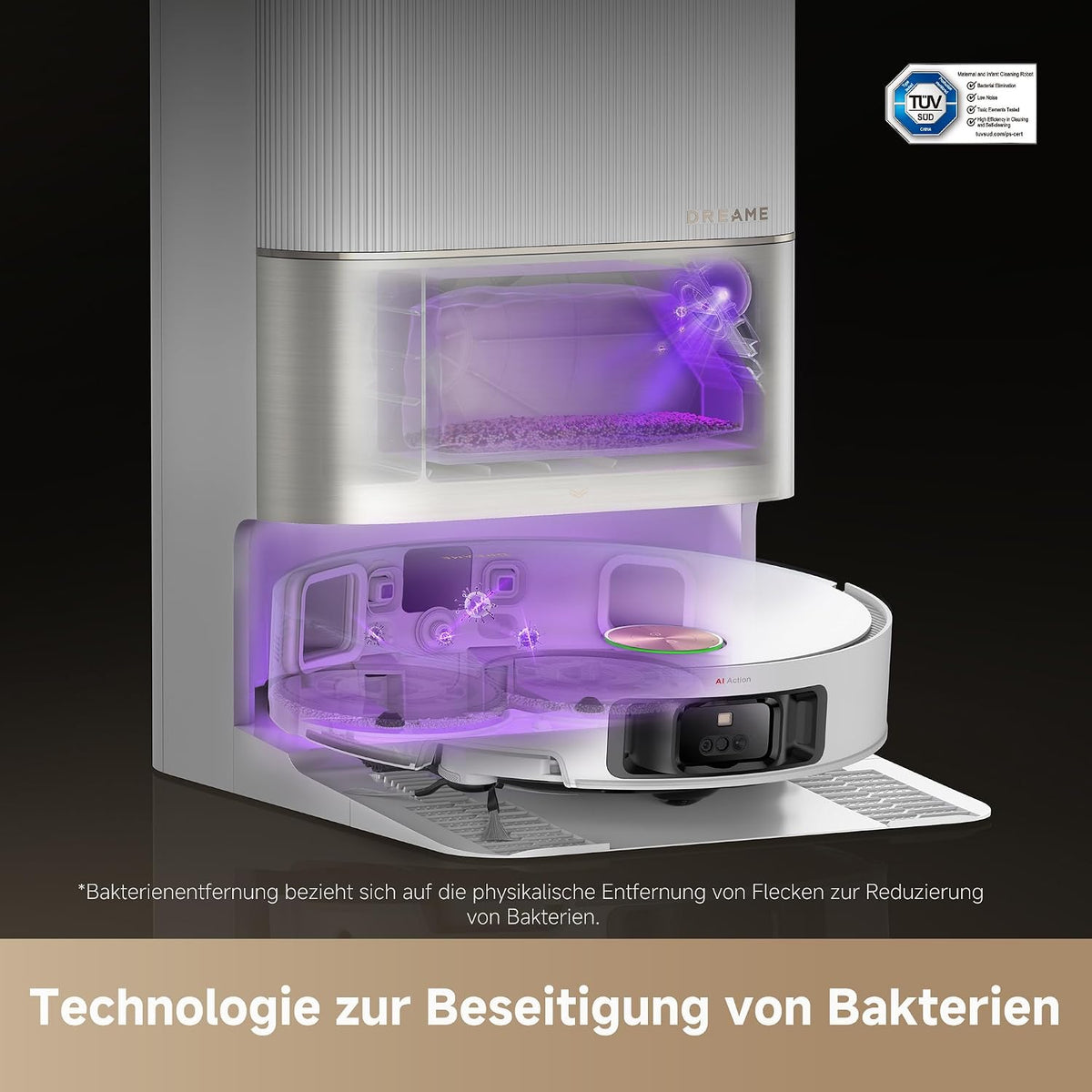 dreame X50 Ultra Complete Saugroboter mit Wischfunktion,20.000 Pa