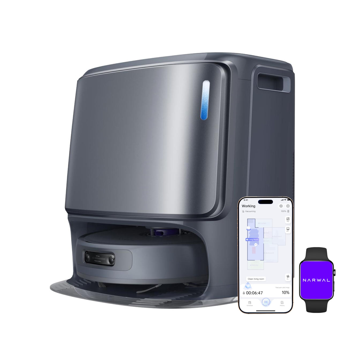 NARWAL Freo Z10 Ultra Saugroboter mit Wischfunktion mit KI-Reinigung