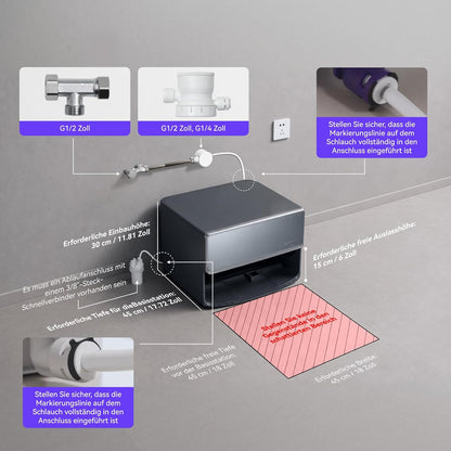 NARWAL Flow 2 Saugroboter mit Kompaktstation, Saug- und Wischroboter, FlowWash-Wischsystem mit 60 °C Heißwasser, 31.000 Pa Saugkraft, CarpetFocus™-Technologie, 100 °C Moppwäsche