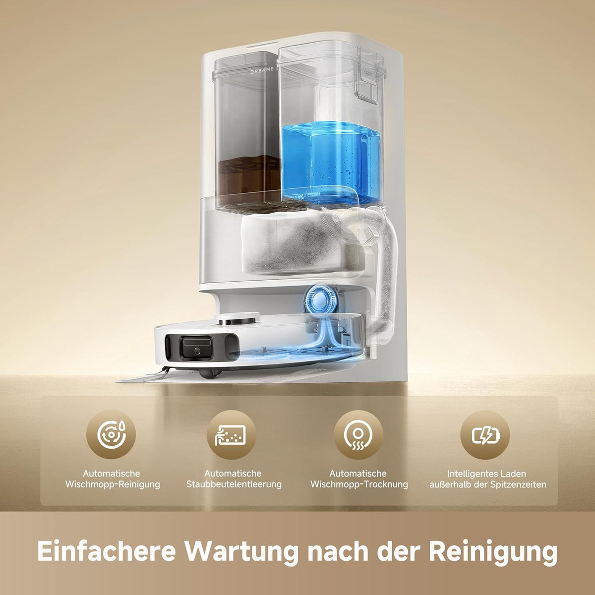 dreame L40 Ultra A Saugroboter mit Wischfunktion mit 24.000 Pa Saugkraft