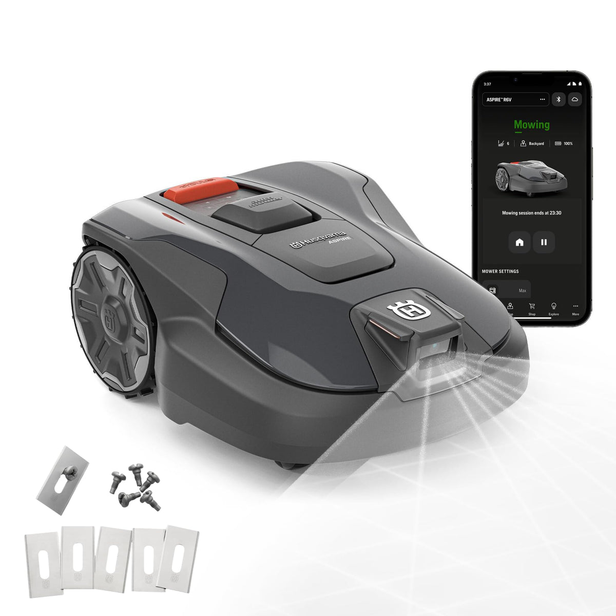 Husqvarna Automower® Aspire R6V Mähroboter ohne Begrenzungskabel