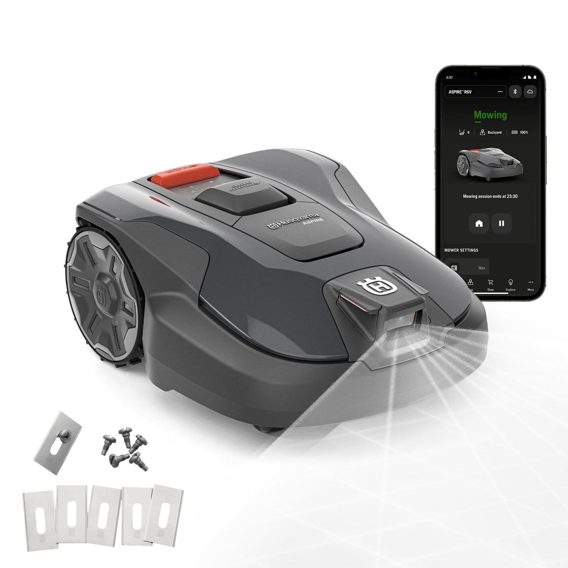 Husqvarna Automower® Aspire R6V Mähroboter ohne Begrenzungskabel