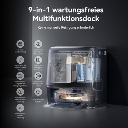 NARWAL Freo Z10 Ultra Saugroboter mit Wischfunktion mit KI-Reinigung