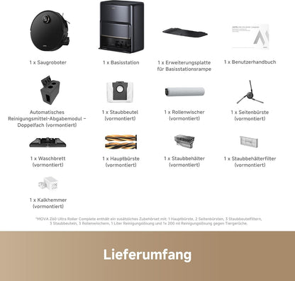 MOVA Z60 Ultra Roller Complete, Schwarz
