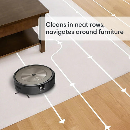 iRobot Roomba j9+ Selbstentleerender Saugroboter – leistungsstärkere Saugkraft, identifiziert und vermeidet Hindernisse wie Haustierabfälle, leert Sich für 60 Tage, am besten für Haushalte mit