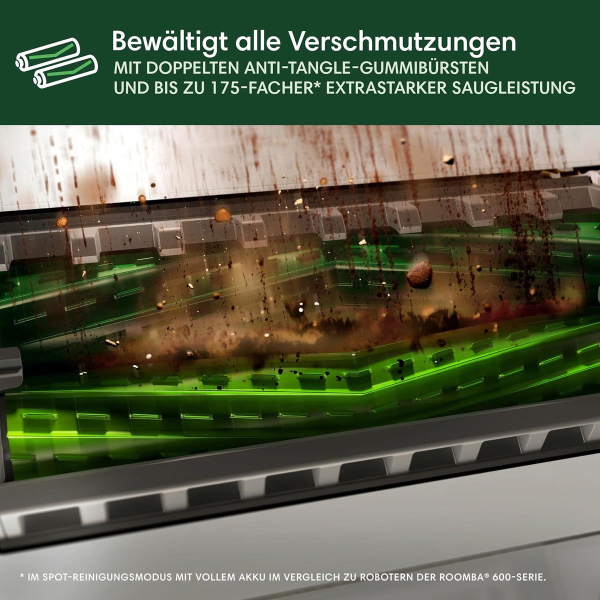 iRobot Roomba Max 705 Combo Saugroboter + AutoWash-Station: ausfahrbare, selbstreinigende Wischrolle, Wischabdeckung, Doppelbürsten, Selbstentleerung, Heißwäsche und Trocknung, umfährt Hindernisse, LiDAR