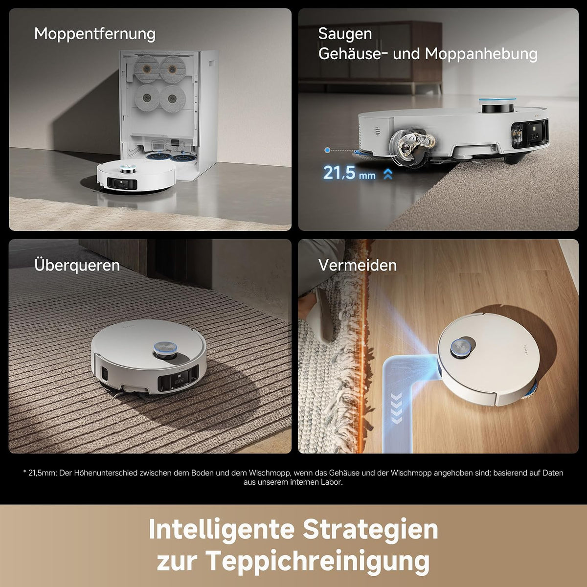 dreame Matrix10 Ultra Saugroboter mit Multi-Mop-Wechselstation