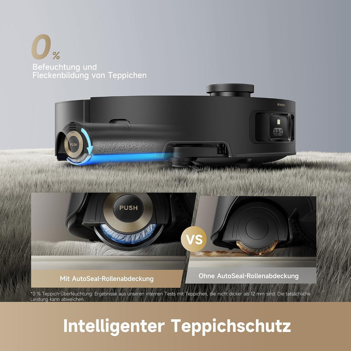 dreame Aqua10 Roller Saugroboter mit AquaRoll-Wischmopp, 30.000 Pa