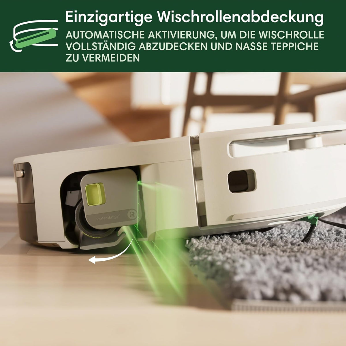 iRobot Roomba Max 705 Combo Saugroboter + AutoWash-Station: ausfahrbare, selbstreinigende Wischrolle, Wischabdeckung, Doppelbürsten, Selbstentleerung, Heißwäsche und Trocknung, umfährt Hindernisse, LiDAR