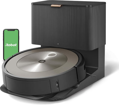 iRobot Roomba j9+ Selbstentleerender Saugroboter – leistungsstärkere Saugkraft, identifiziert und vermeidet Hindernisse wie Haustierabfälle, leert Sich für 60 Tage, am besten für Haushalte mit