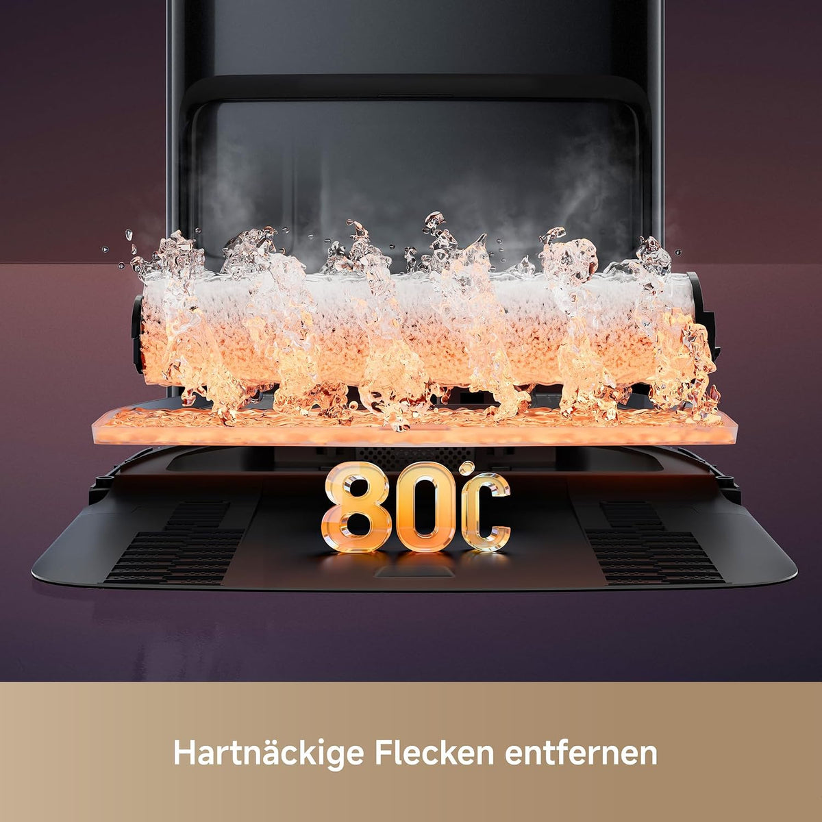MOVA Z60 Ultra Roller Complete, HydroForce-Wischen, AutoShield-Tech Schwarz