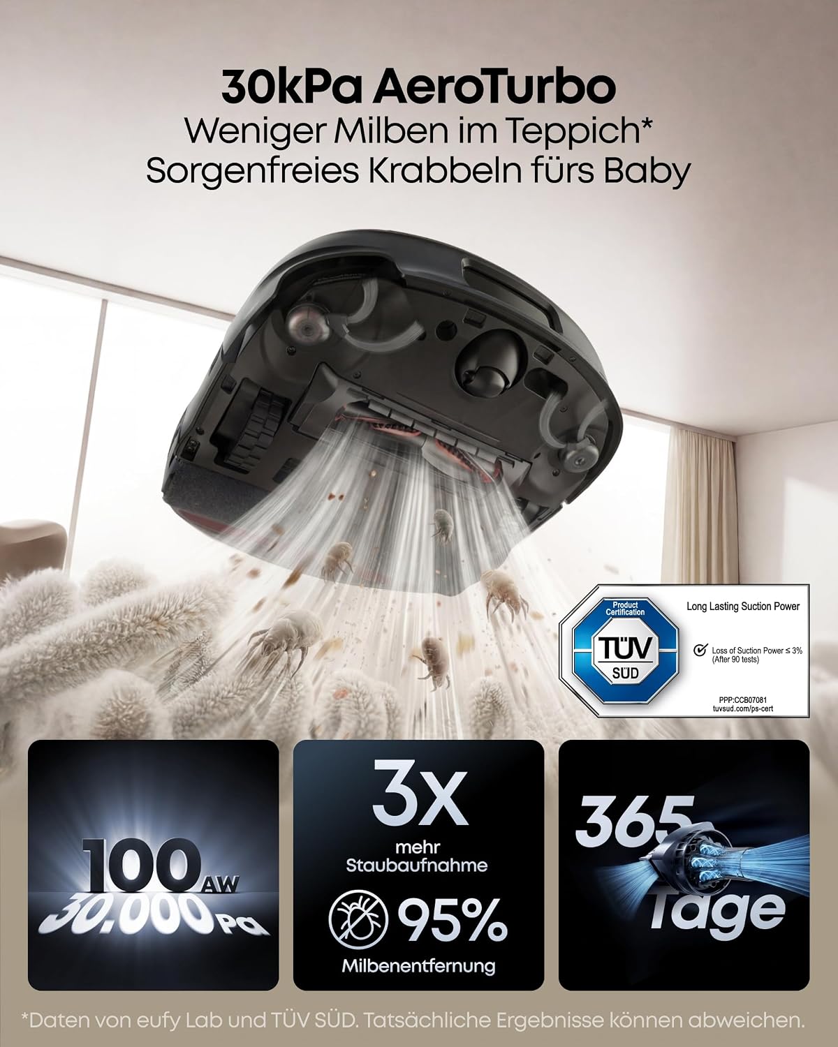 eufy Saug- und Wischroboter HydroJet S2, Komplett