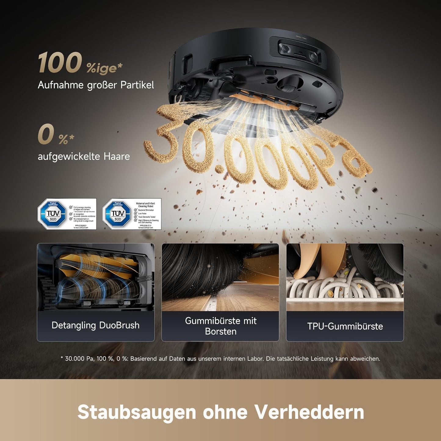 dreame Aqua10 Ultra Roller Complete Saugroboter, AquaRoll-Wischmopp