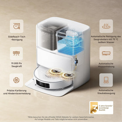MOVA P50 Ultra Saugroboter mit flexiblem Wischmopp