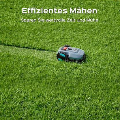 YARDCARE E400 Mähroboter mit 18cm Schnittbreite,App Steuerung,Max. bis zu 400m²,Regensensor,20-60mm Schnitthöhe,Rasenmäher Roboter mit IPX5 System,Weniger als 60 dB