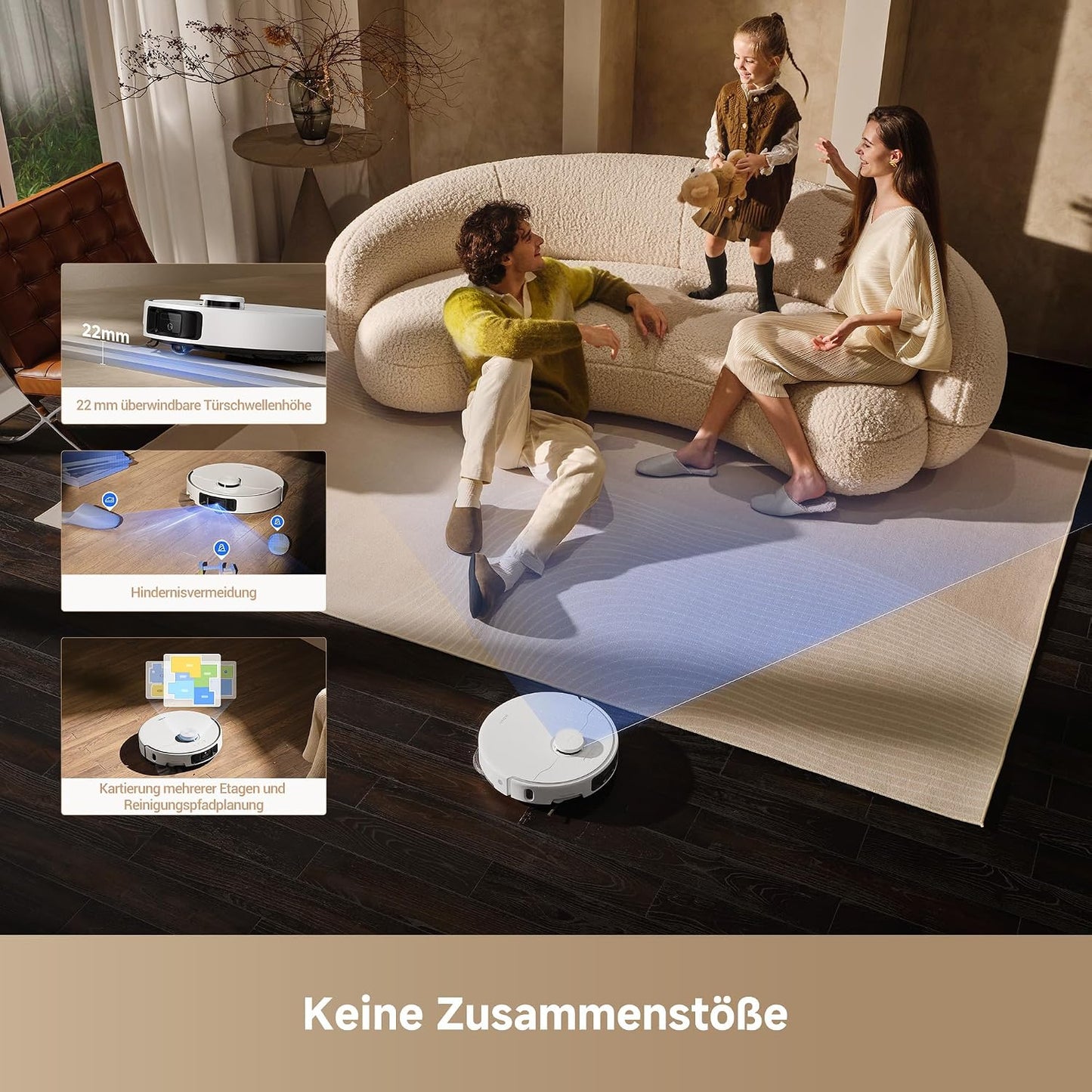 MOVA P50 Ultra Saugroboter mit flexiblem Wischmopp