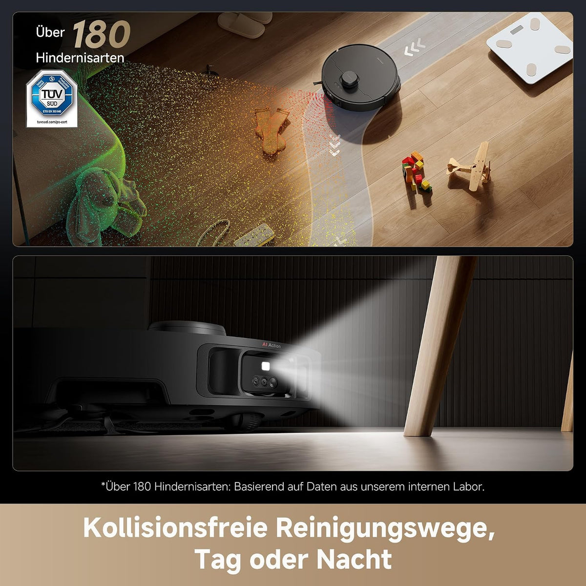dreame L40s Pro Ultra Saugroboter mit Wischfunktion,19.000 Pa